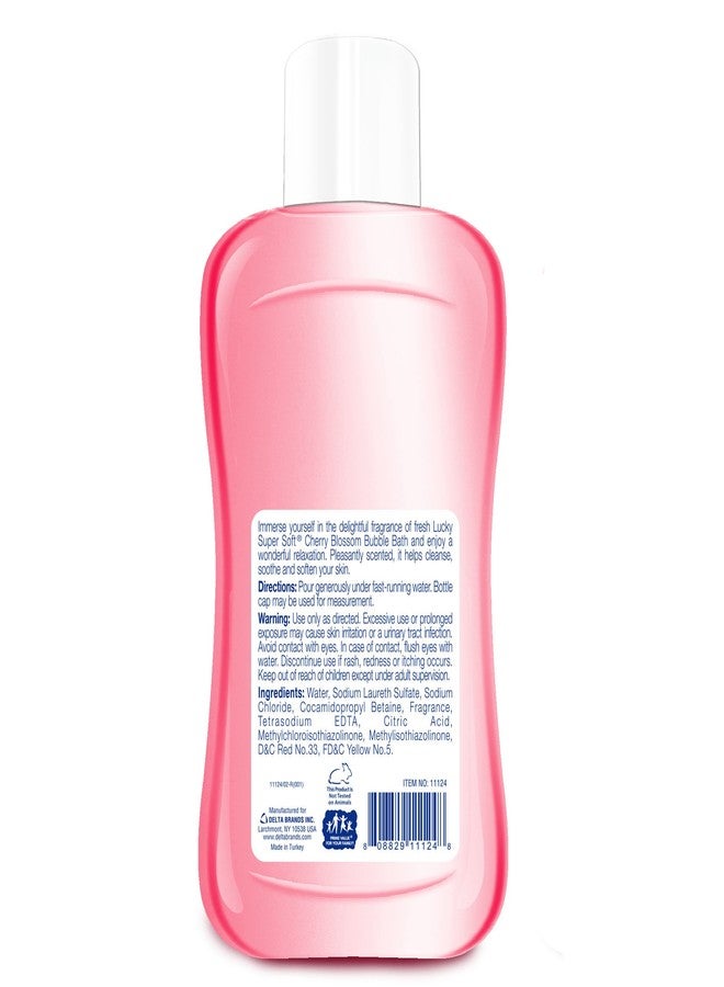 لاكي سوبر سوفت رغوة استحمام فائقة النعومة من لاكي، برائحة زهر الكرز، 20 أونصة - Image 2